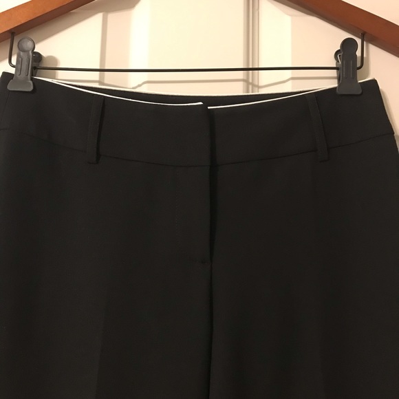 WHBM wide leg cropped dress pants, sz 0 - Picture 2 of 12